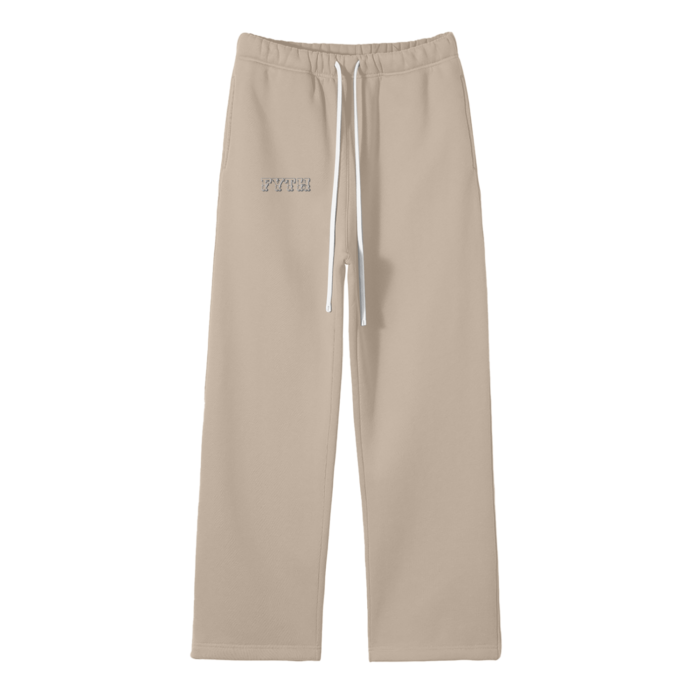 FYTH Solid Color Fleece Straight Leg Pants