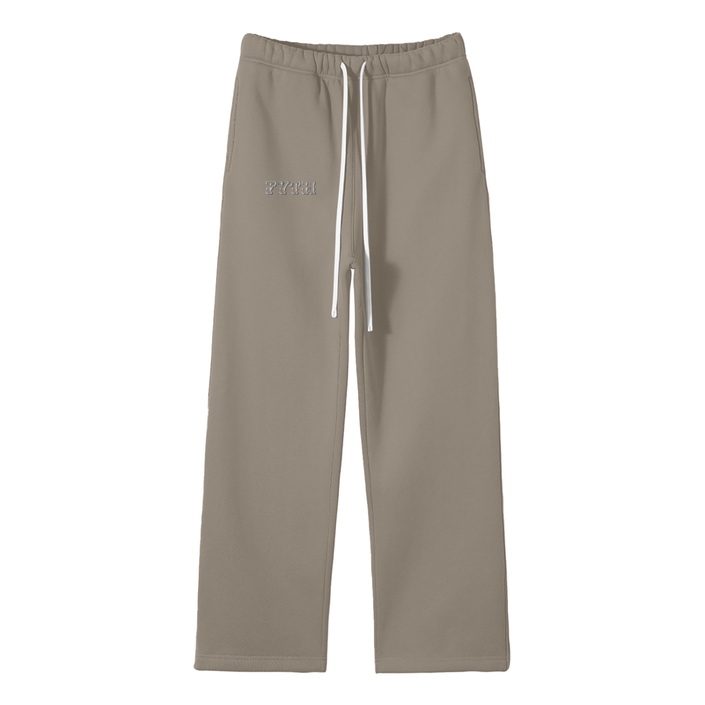 FYTH Solid Color Fleece Straight Leg Pants