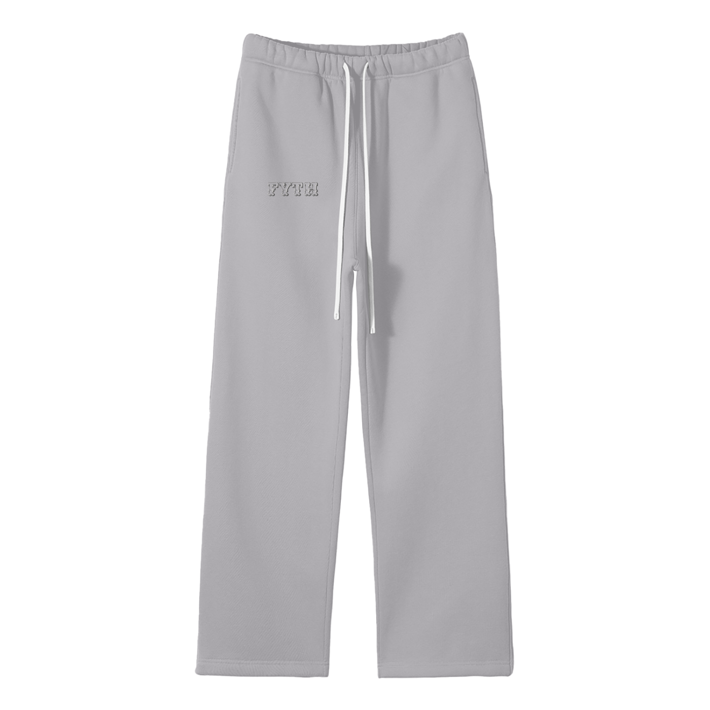 FYTH Solid Color Fleece Straight Leg Pants