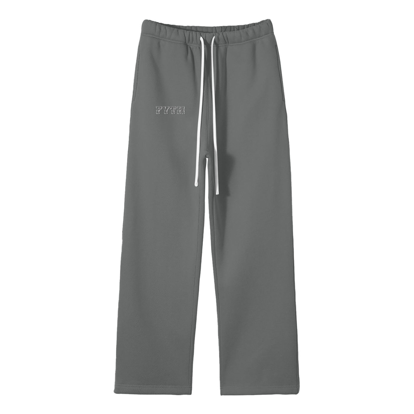 FYTH Solid Color Fleece Straight Leg Pants