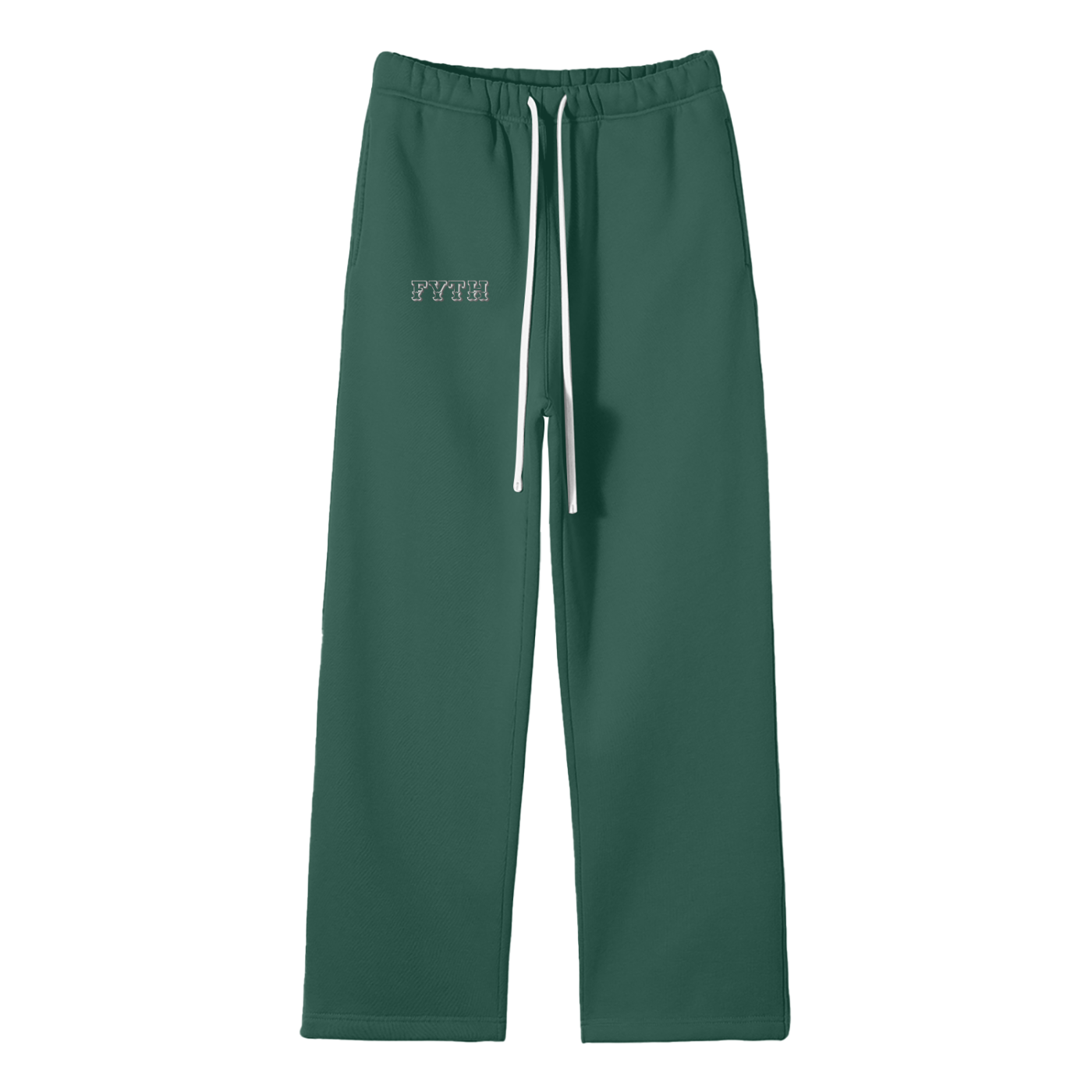 FYTH Solid Color Fleece Straight Leg Pants