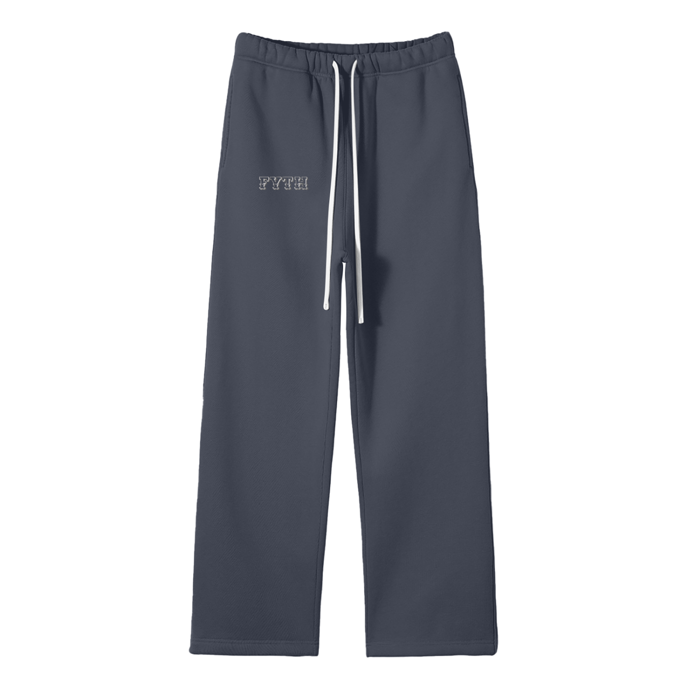 FYTH Solid Color Fleece Straight Leg Pants